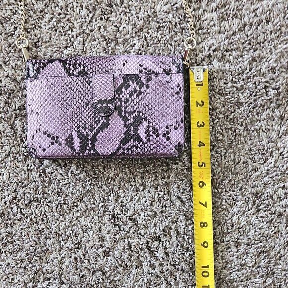 Zara Crossbody Faux Snakeskin Handbag - Picture 8 of 10